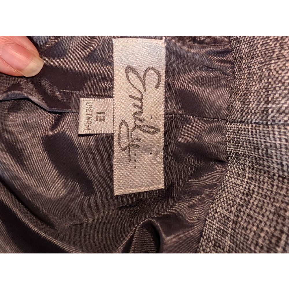 Emily Gray Blazer Jacket Size 12 Womens - Picture 2 of 6